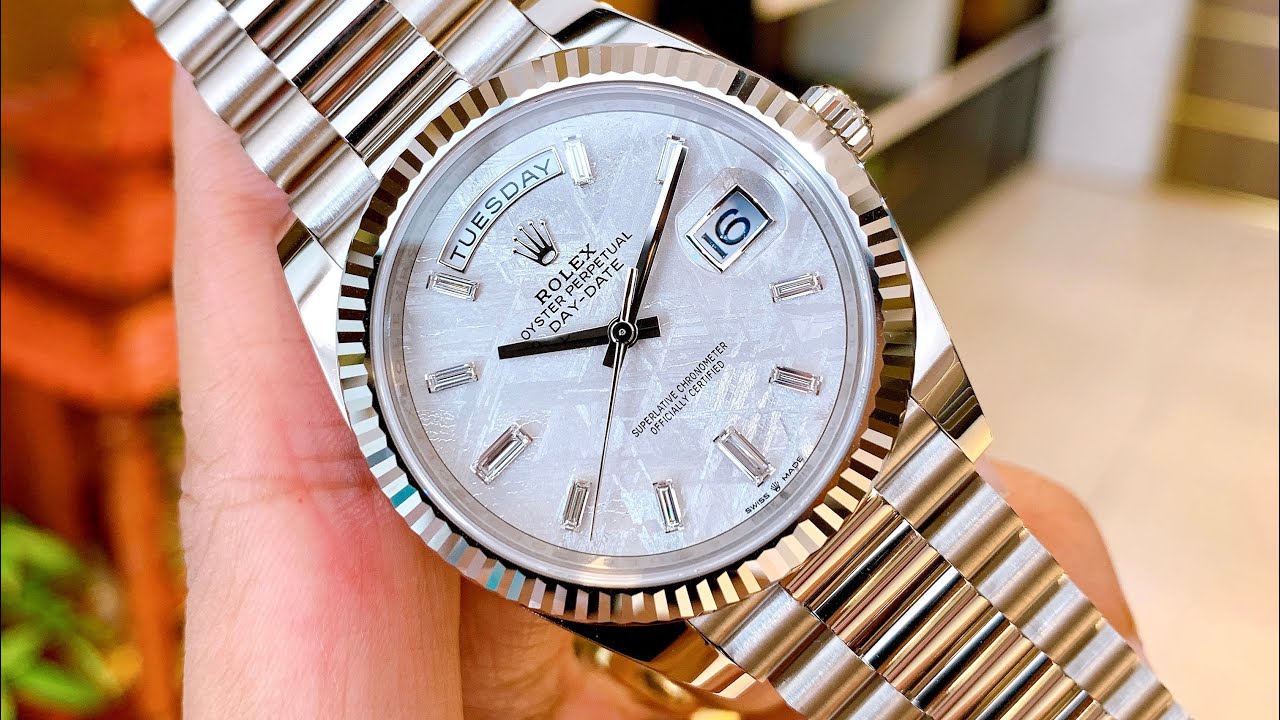 Đỉnh | Rolex Day Date 40 228239 Meteorite Dial Brand New 5/2024
