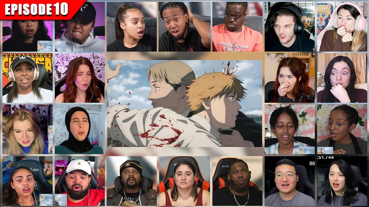 [Full Episode] Chainsaw Man Episode 10 Reaction Mashup | チェンソーマン