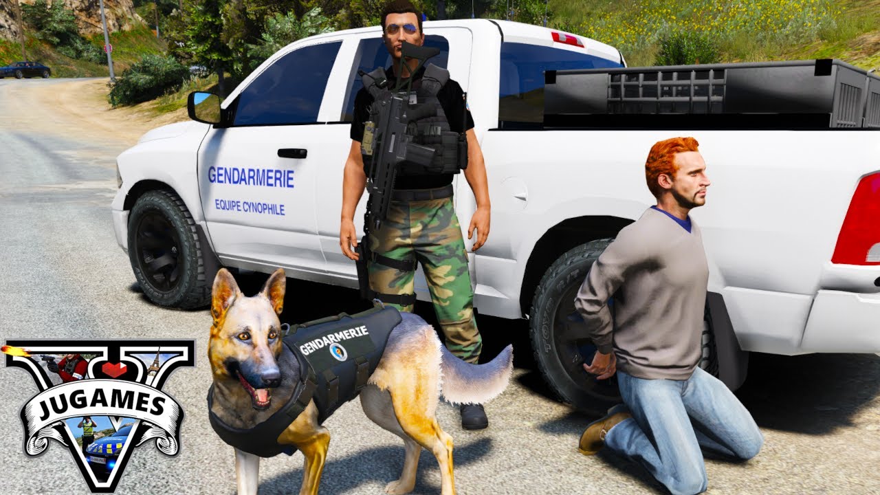 MAITRE CHIEN - BRIGADE CYNOPHILE GENDARMERIE [ GTA 5 LSPDFR ]