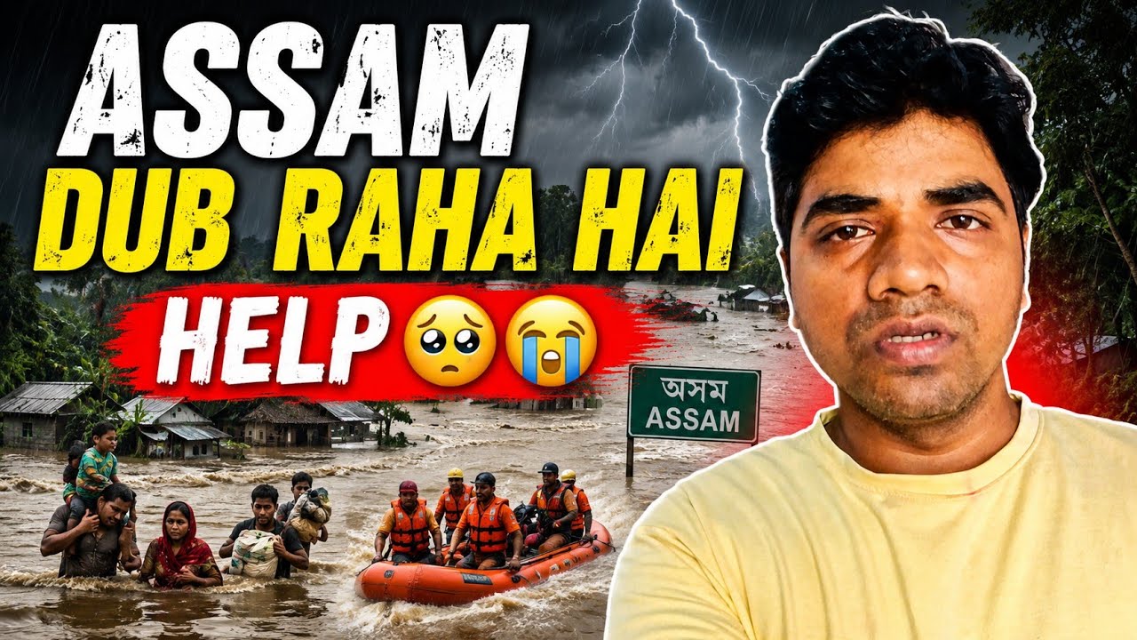 Assam Floods 2026: Heavy Rain Causes Severe Flooding |  😔🥺 #assam 