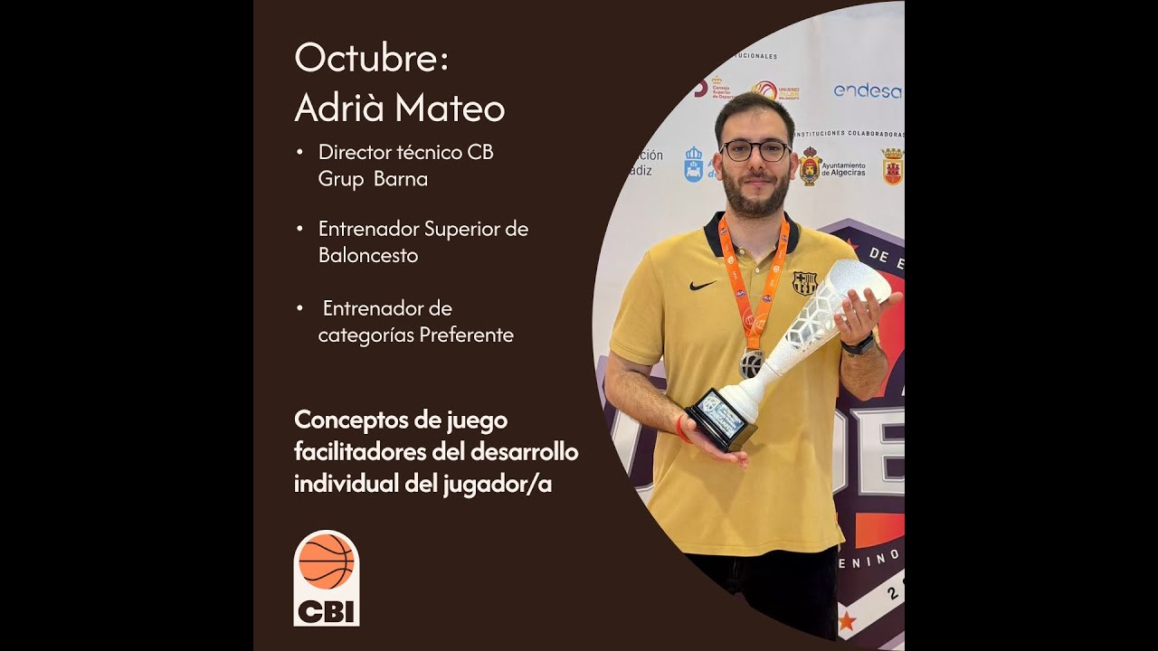 Webinar Adrià Mateo - Conceptos de juego facilitadores del desarrollo individual del jugador/a