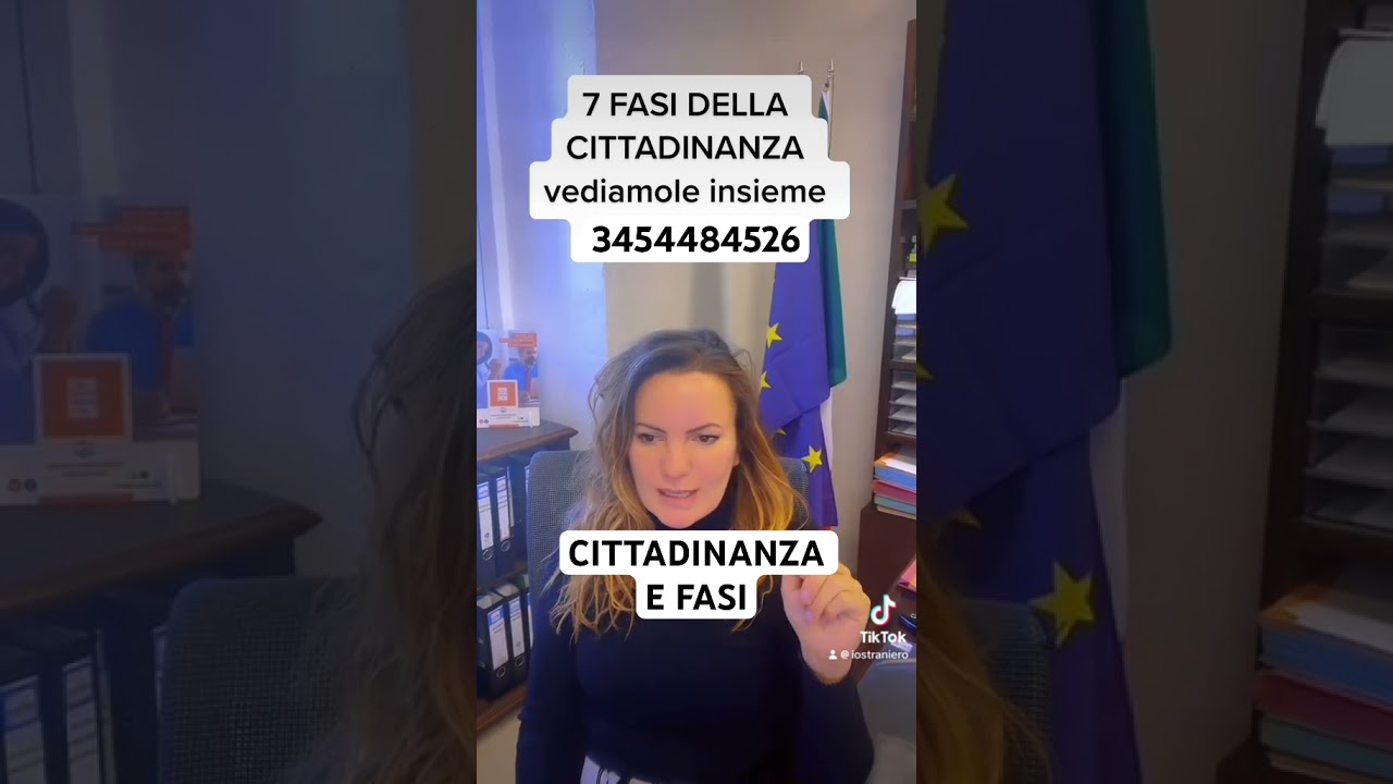 LE FASI DELLA CITTADINANZA VEDIAMOLE INSIEME