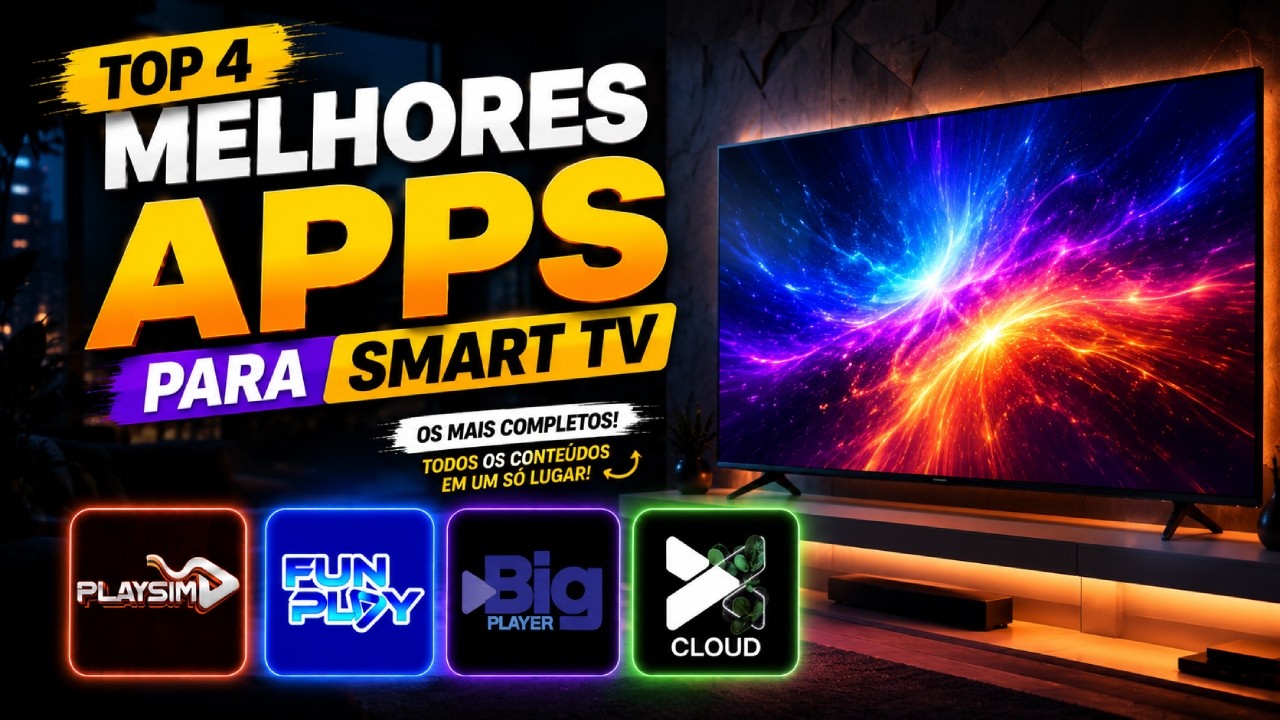 OS MELHORES APPS IPTV PARA SMART TV (SAMSUNG E LG) TESTADOS!