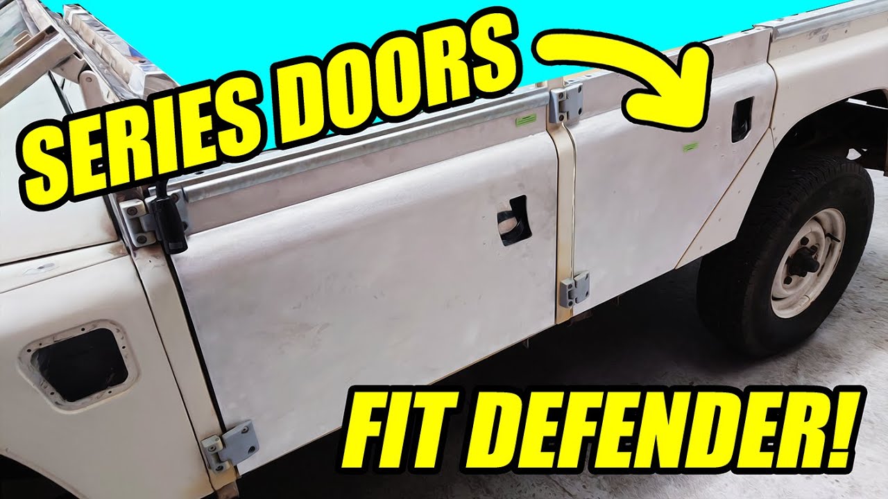 Save ££££s fitting new Series 2 doors to your Land Rover Defender. Classic heritage look.