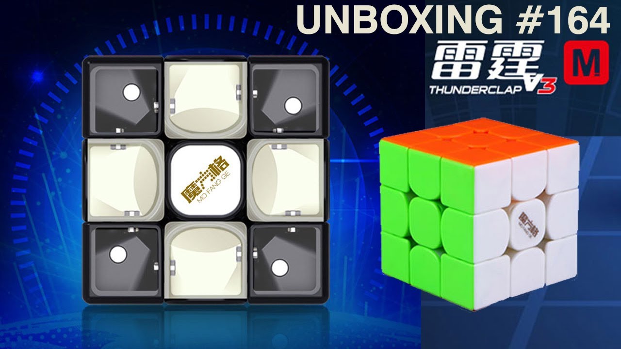 Unboxing №164 Thunderclap v3 M 3x3x3 QiYi MoFangGe