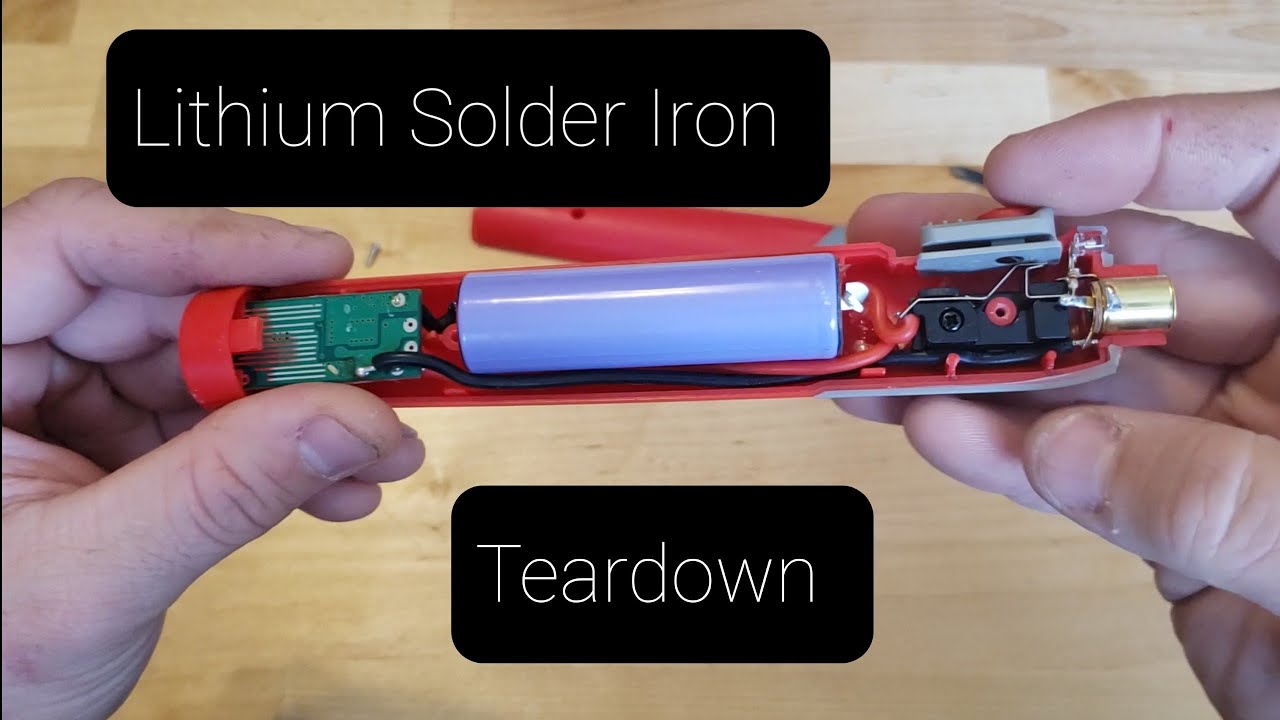 Powerful, Cheap, Rechargeable Soldering Iron from Amazon! Teardown