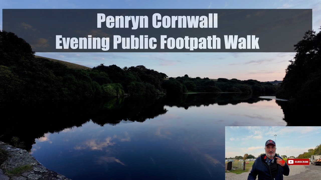 Penryn Cornwall  Evening Public Footpath Walk