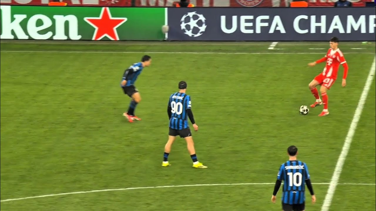 Filip Pavić First Debut For Bayern Munich VS Atalanta