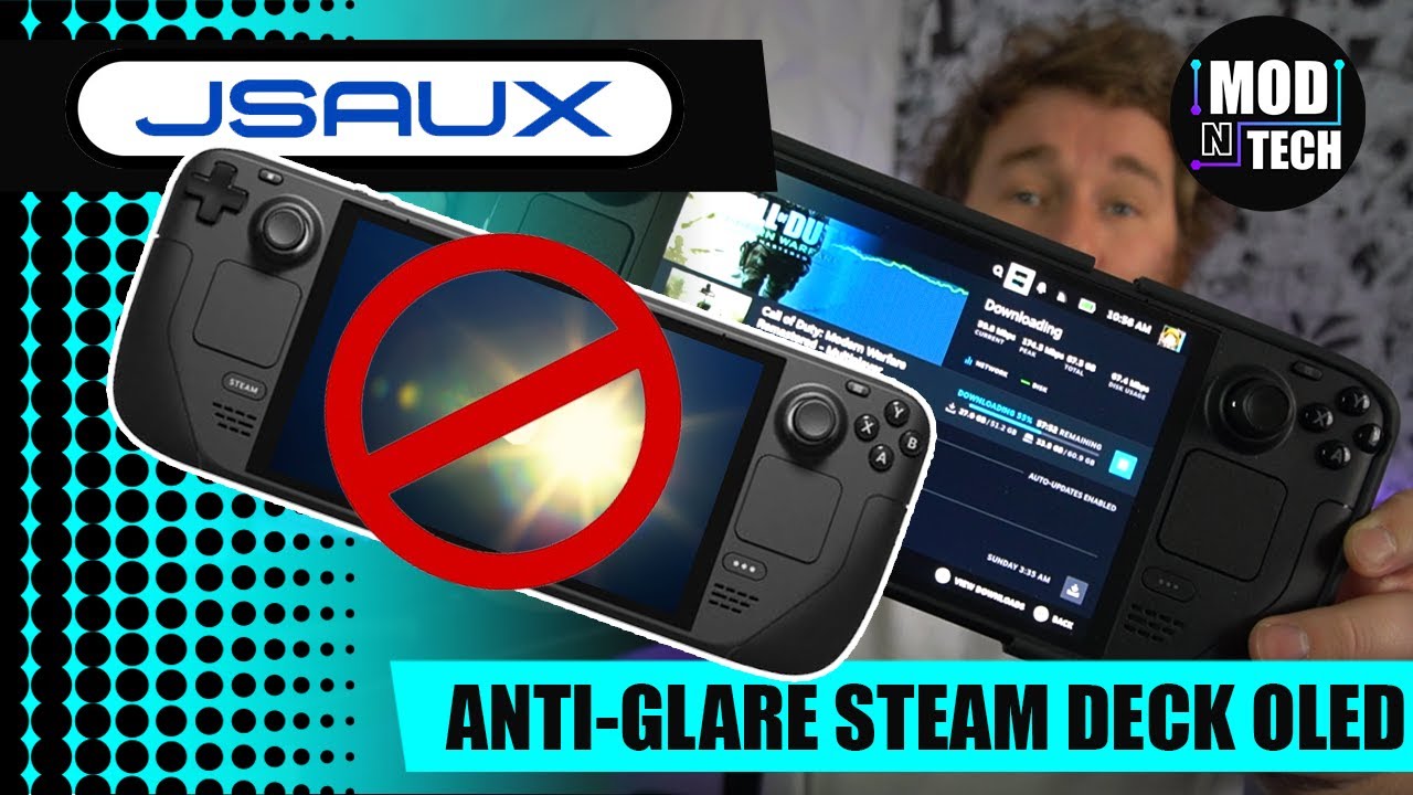 Обзор антибликовой защиты JSAUX Steam Deck и стоит ли её использовать на модели SD OLED