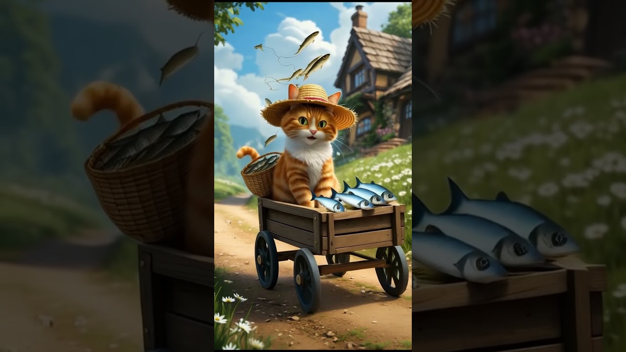 Mama Cat Adventure #cat #catmother #cookingcartoon #cute