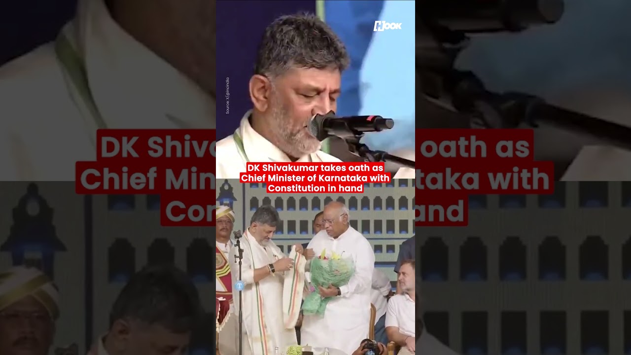 DK Shivakumar takes oath as chief minister of Karnataka