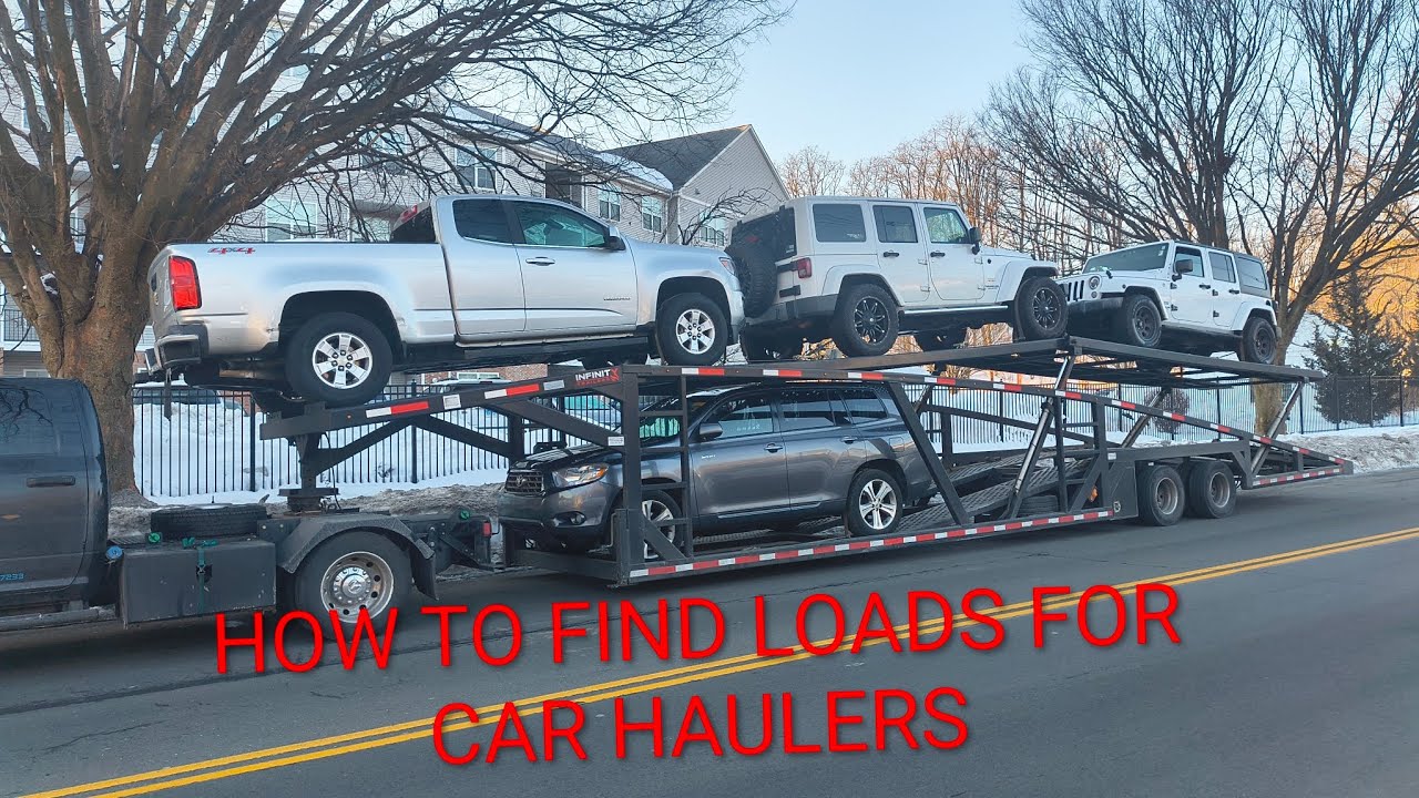 WHERE TO FIND LOADS FOR CAR HAULERS | DAY IN THE LIFE | CDL CAR HAULING 