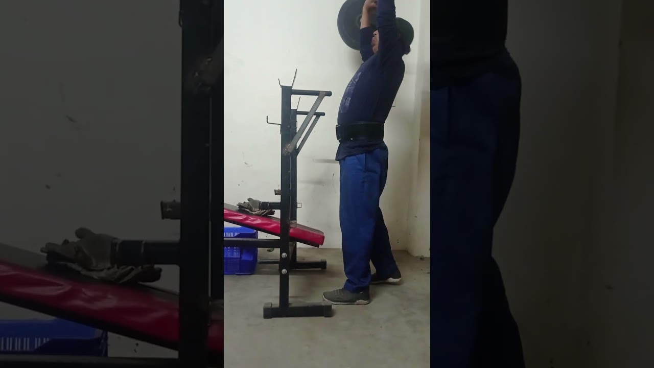 Overhead press 5x5x50 Kg