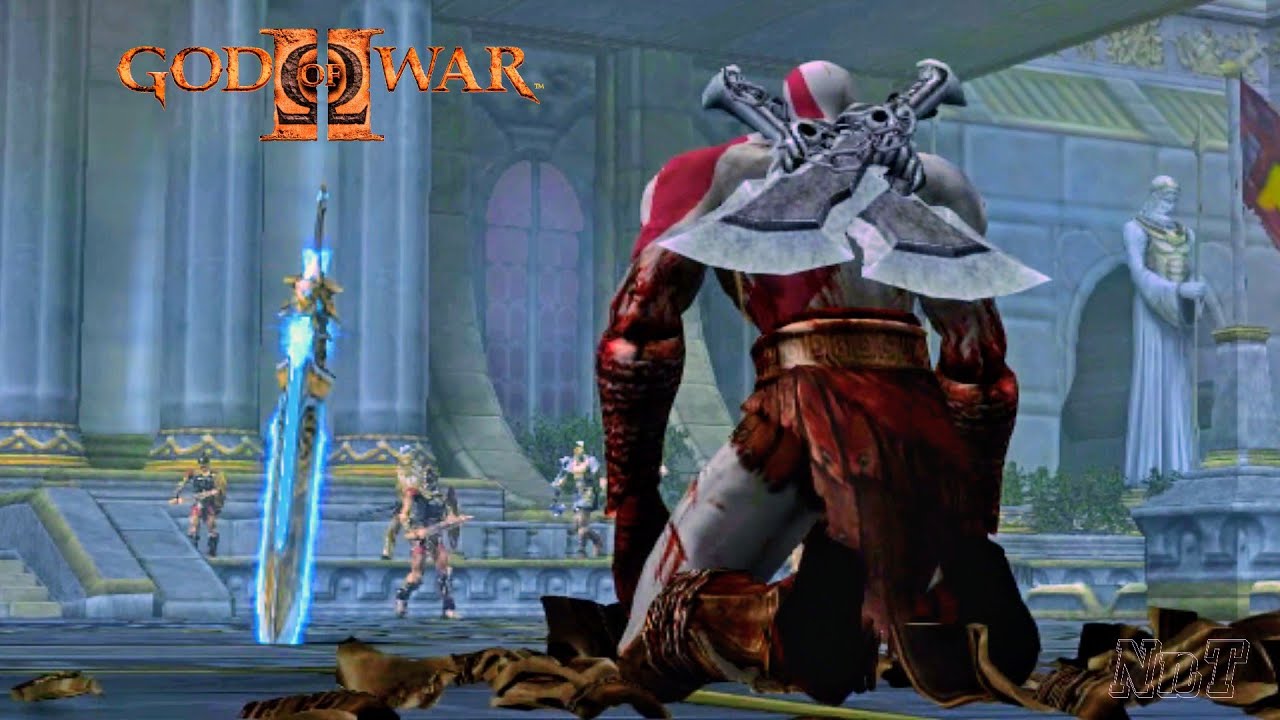 Сцена получения Кратосом Клинка Олимпа | God of War II Remastered