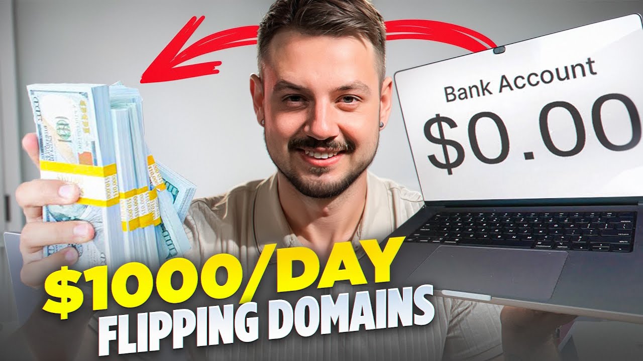 How To Make $1,000 per A Day by Flipping Domains