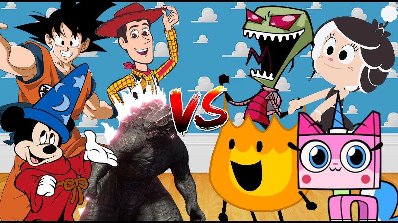 MUGEN Request 460: Woody, Goku, Mickey Mouse, Godzilla VS Zim, Unikitty, Hanazuki, Firey
