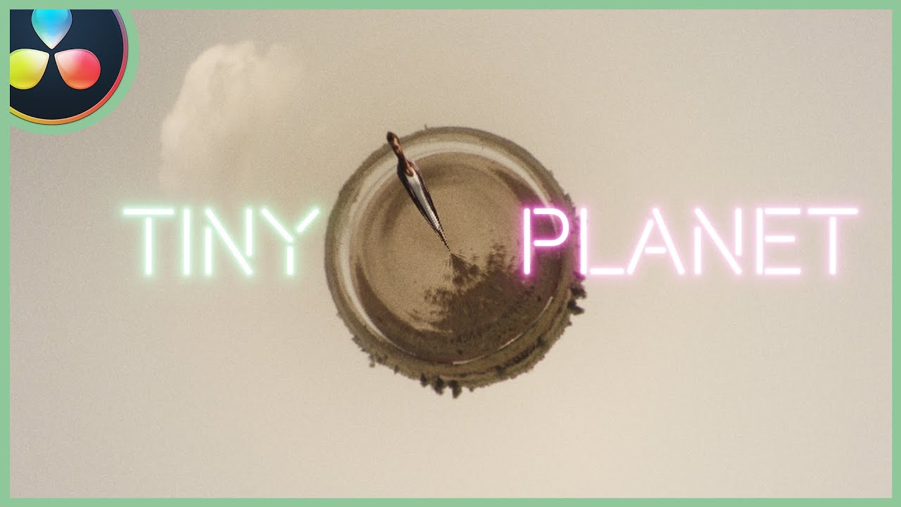 How To Make The Tiny Planet Effect | DaVinci Resolve 17 |