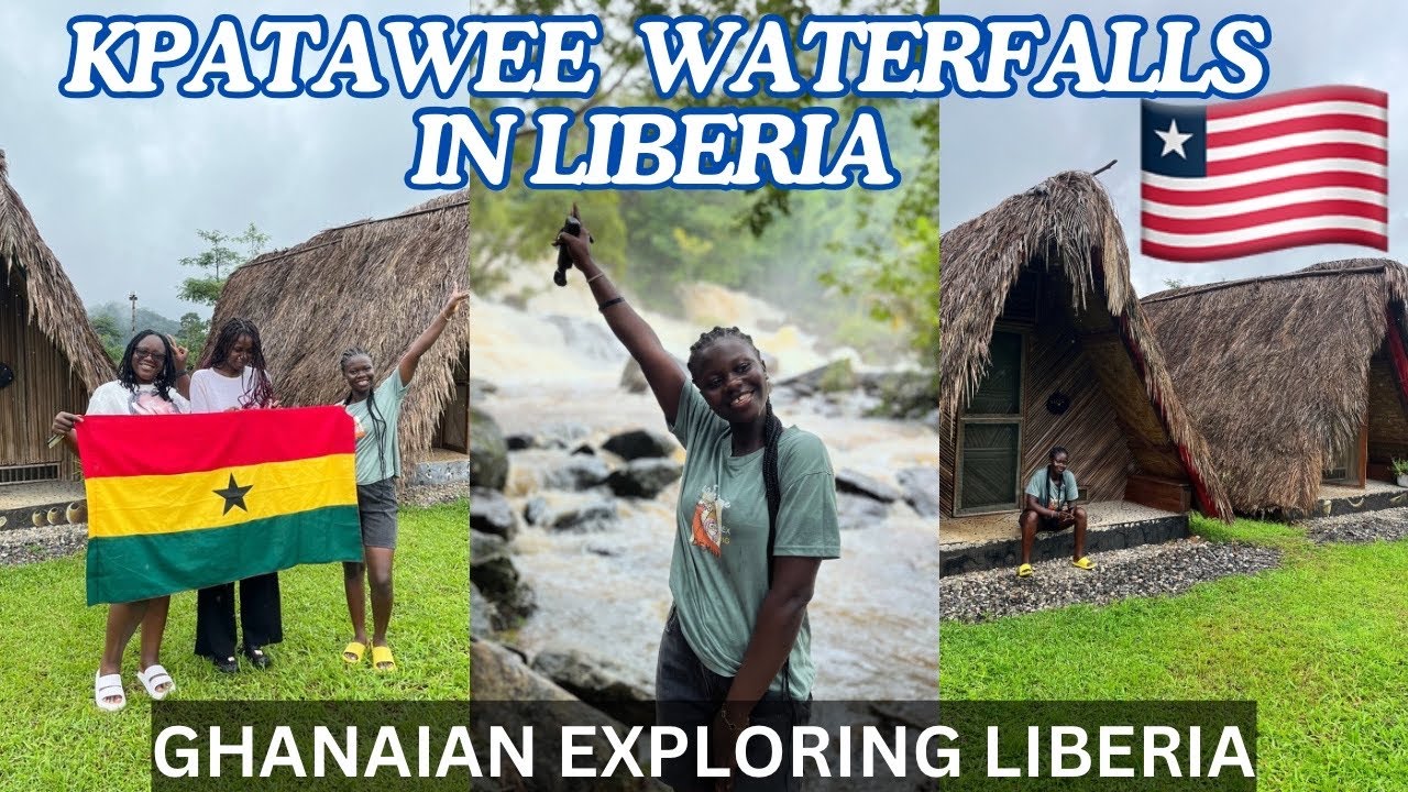 GHANAIAN Exploring LIBERIA // KPATAWEE WATERFALLS In Liberia, Very Beautiful