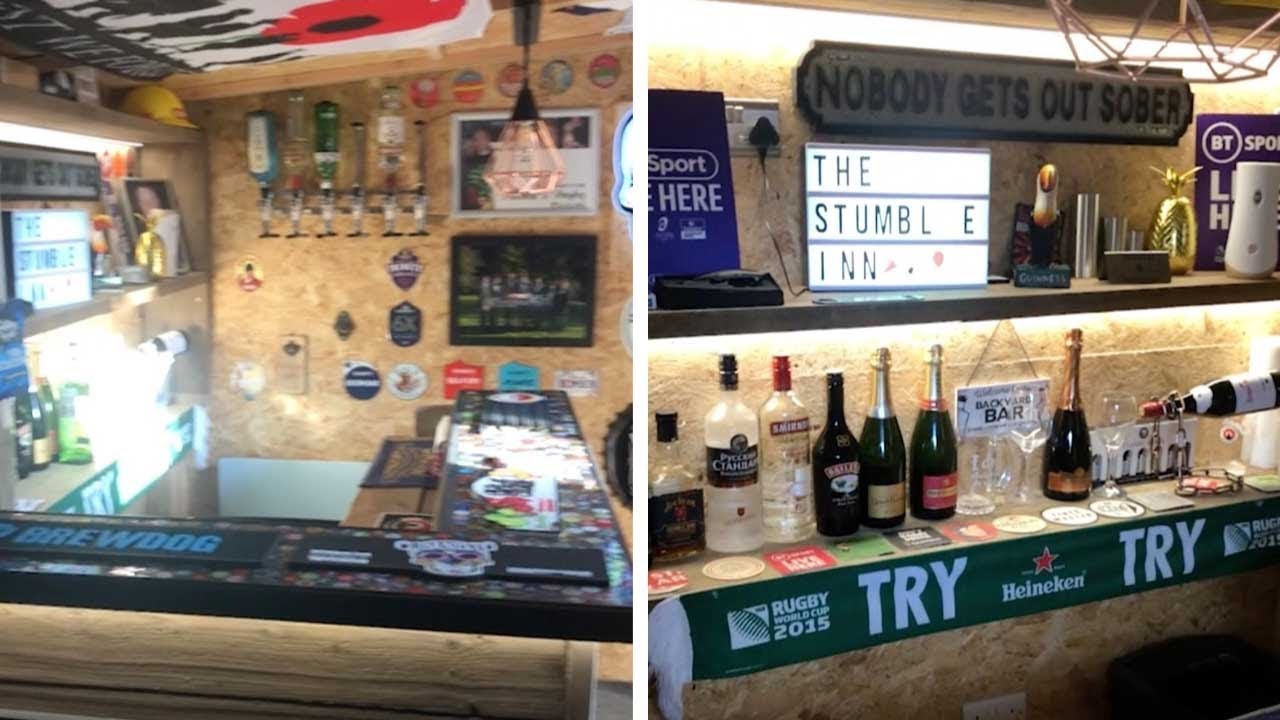 Man Creates Own Pub In Back Garden