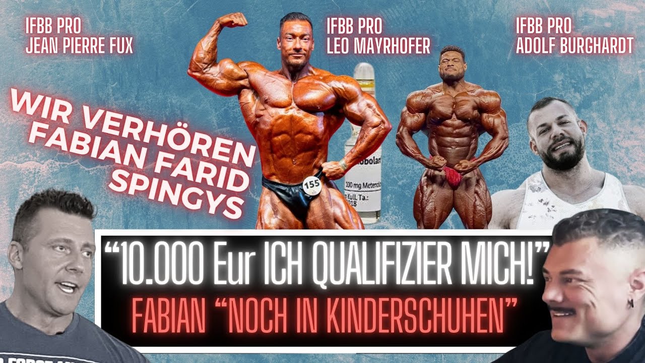 Fabian Farid wettet 10k auf seine Oympia Quali! TBB mit JP Fux, Adolf & Leo