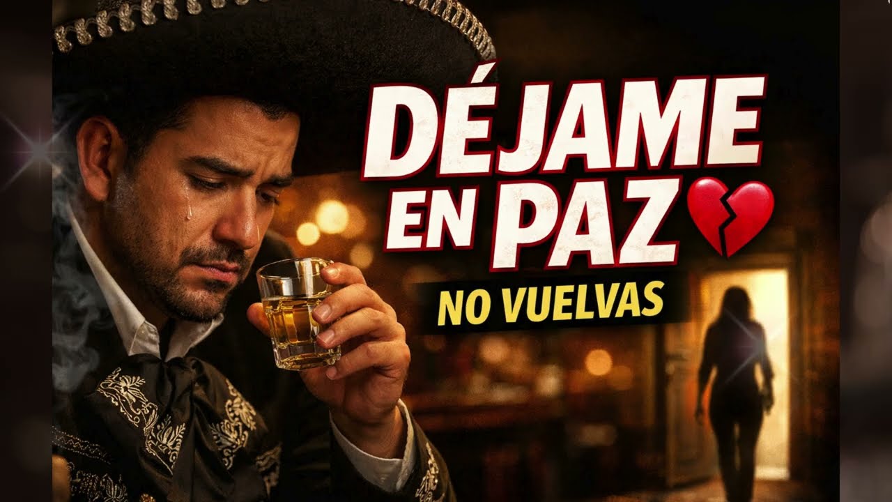 DÉJAME EN PAZ | Ranchera Dolida (Mariachi) que DUELE 💔 | No vuelvas 😢