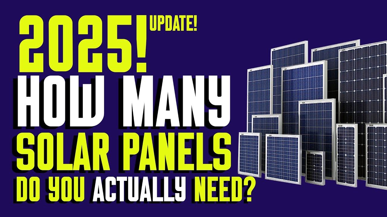 How many solar panels do you actually need on your solar power system. #solarsystem #solarpanels