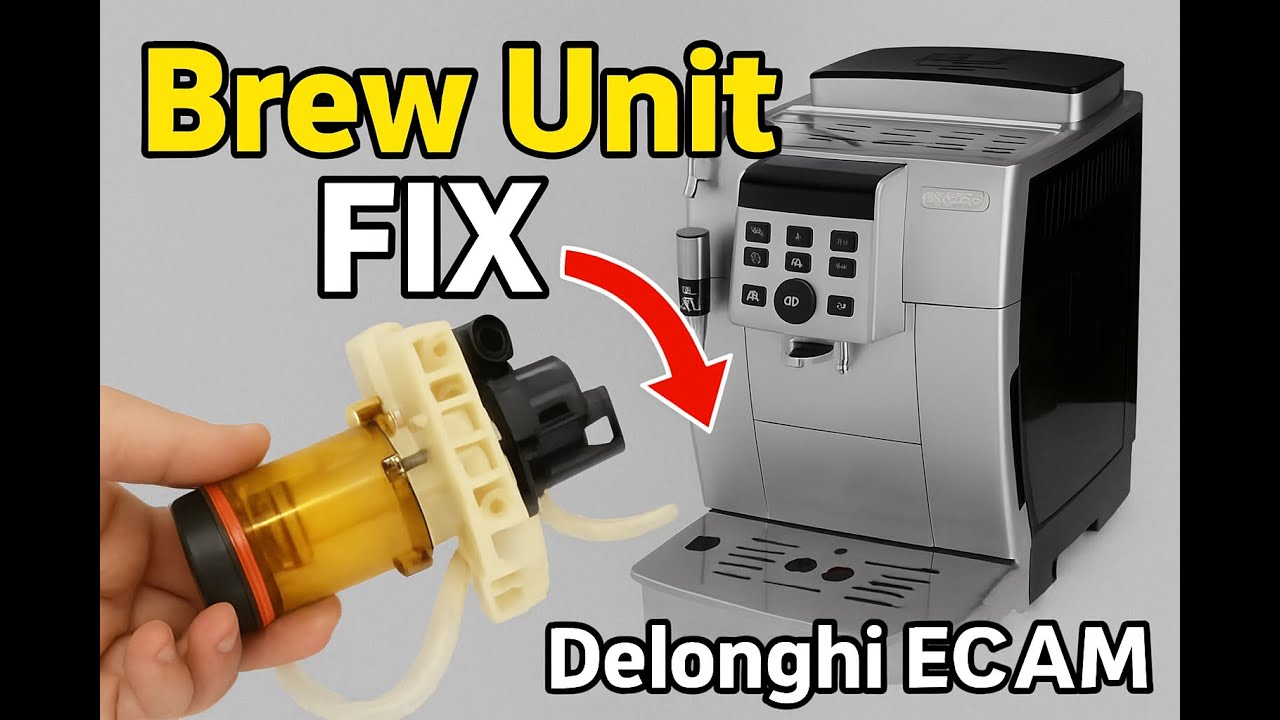 Delonghi Magnifica S ECAM 13.123 — Brew Piston / Infuser Replacement | Step-by-Step Repair Tutorial