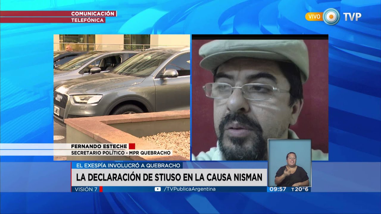 Visi&oacute;n 7 - Fernando Esteche respondi&oacute; a la acusaci&oacute;n de Stiuso