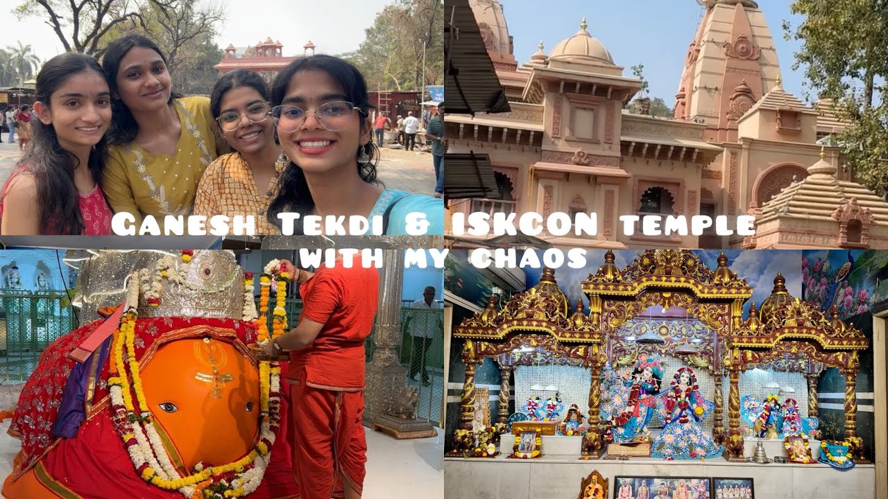Ganesh Tekdi and ISKCON Temple with my chaos