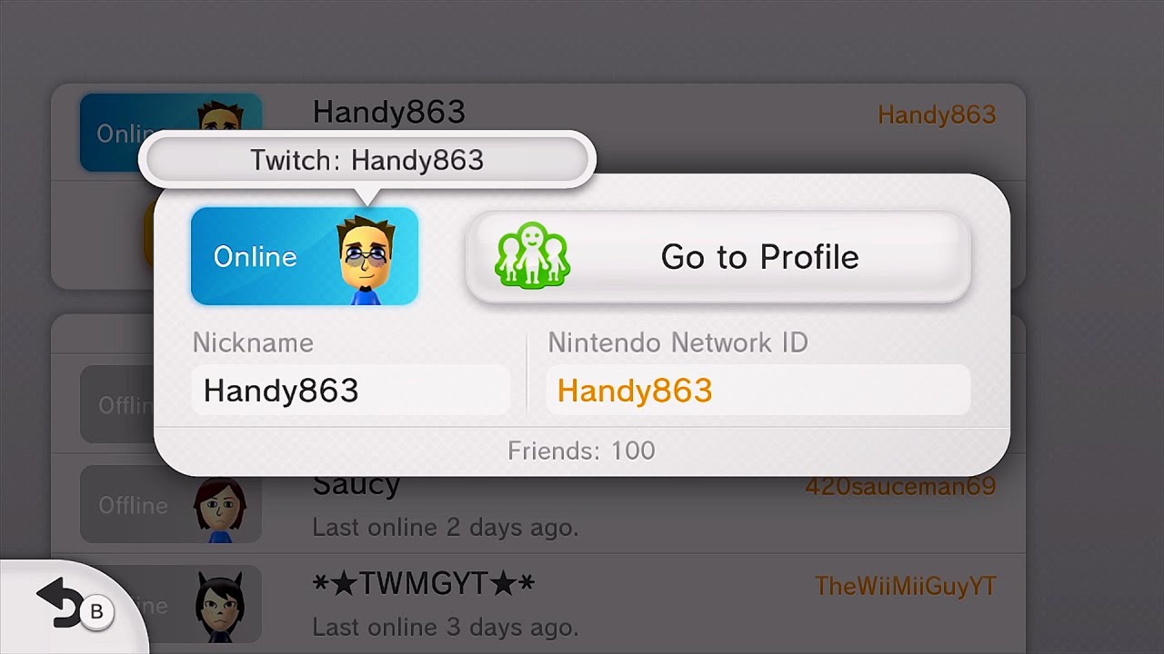 Final Wii U Friends List on Nintendo Network | Friend list Shoutouts!