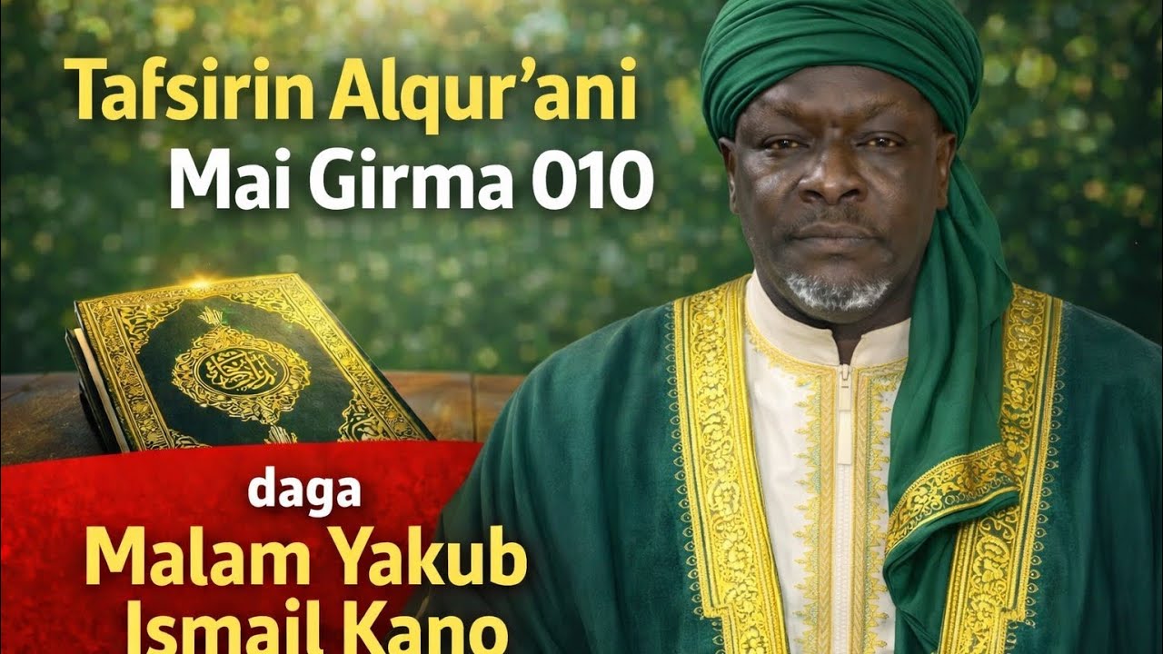 Tafsirin Alqur'ani mai girma 010 daga Malam Yakub Ismail Kano 