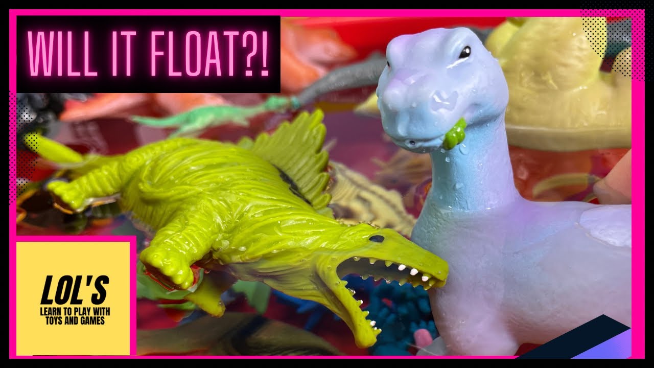 Ultimate Dino Toy Sink or Float Challenge! T-Rex, Triceratops, Pterodactyl and More!