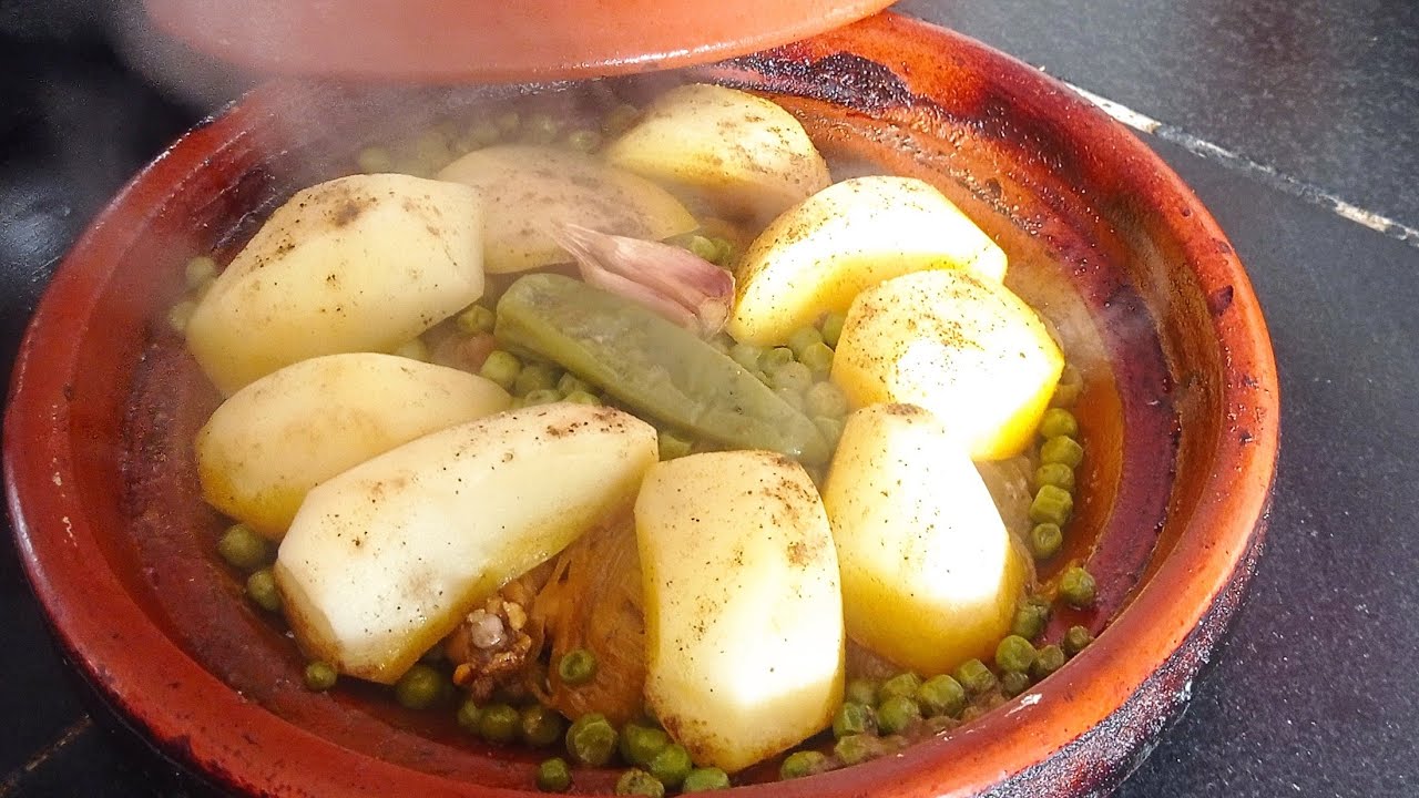طاجين القنية مع الخضار: طريقة عمل القنية 🐰مميزة 🥗