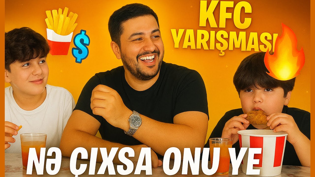 KFC Yemək Yarışması 🍗 | Nə Çıxdısa Onu YE!