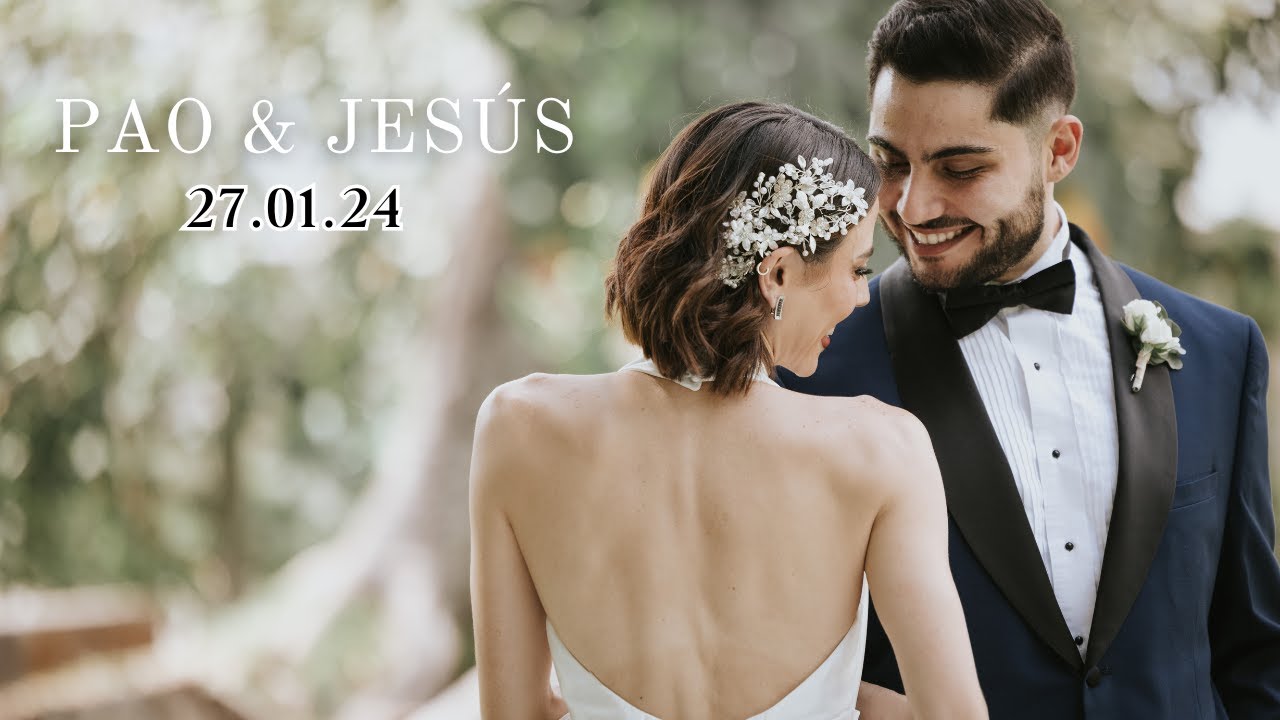 EL VIDEO OFICIAL DE NUESTRA BODA 😱 | Pao y Jes&uacute;s | 27&bull;01&bull;2024