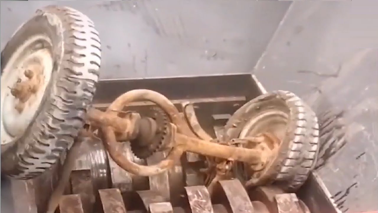 These crushers can destroy everything and motorcycles with ease _ Unbelievable.