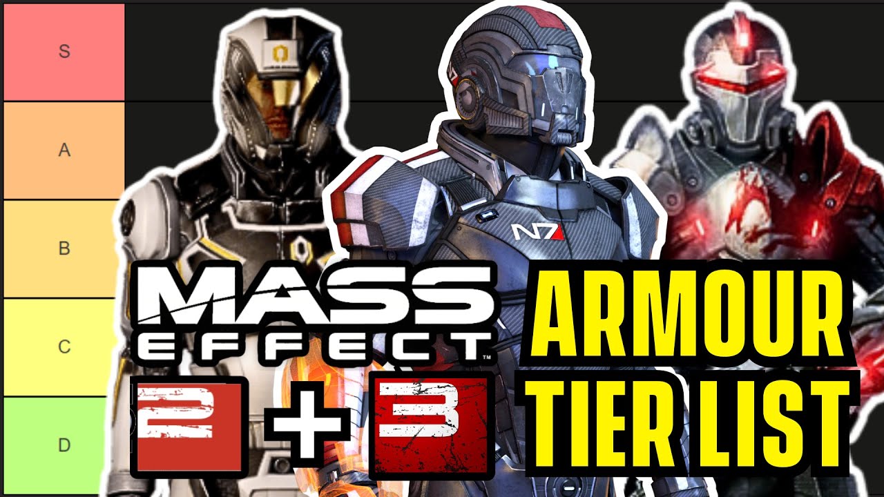 Ranking ALL of the Mass Effect 2&3 Armour Sets (Tier List)
