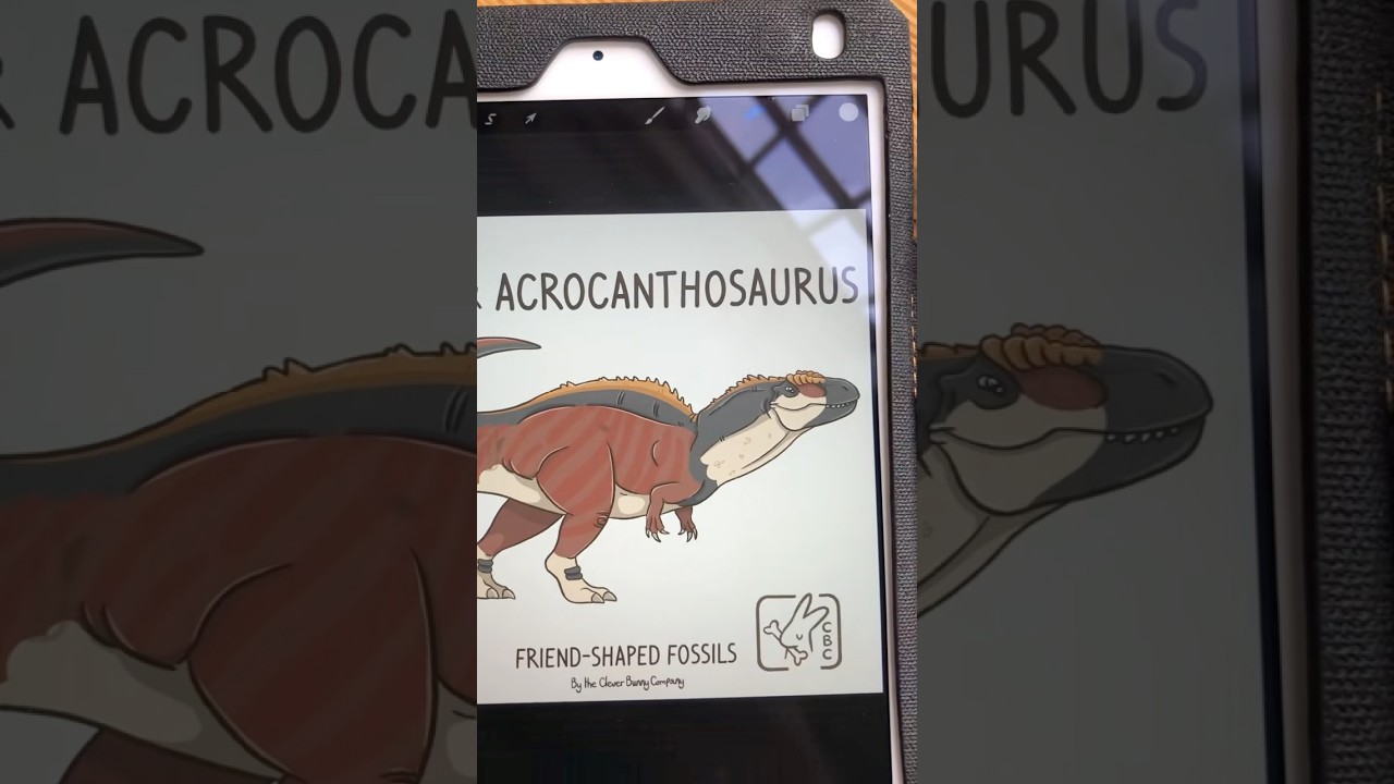 Drawing Your Dinosaur Requests: Acrocanthosaurus