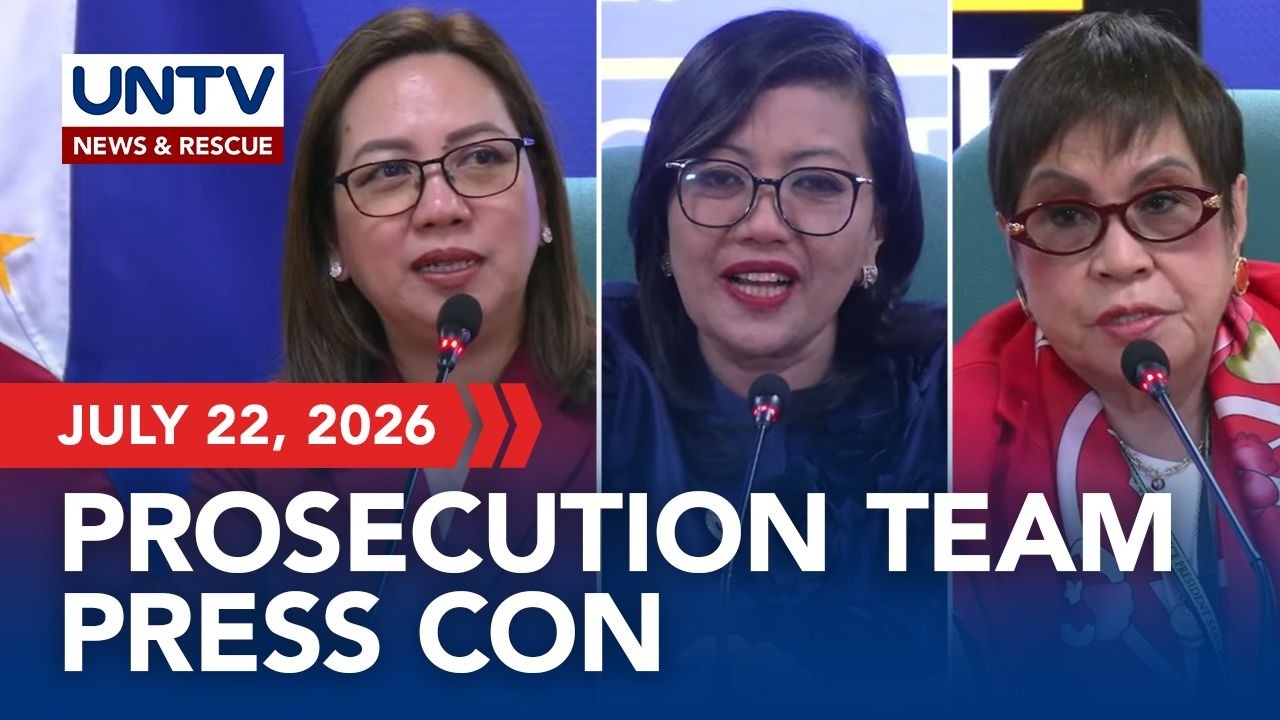 House prosecution briefs the press on the Day 9 of impeachment trial | July 22, 2026