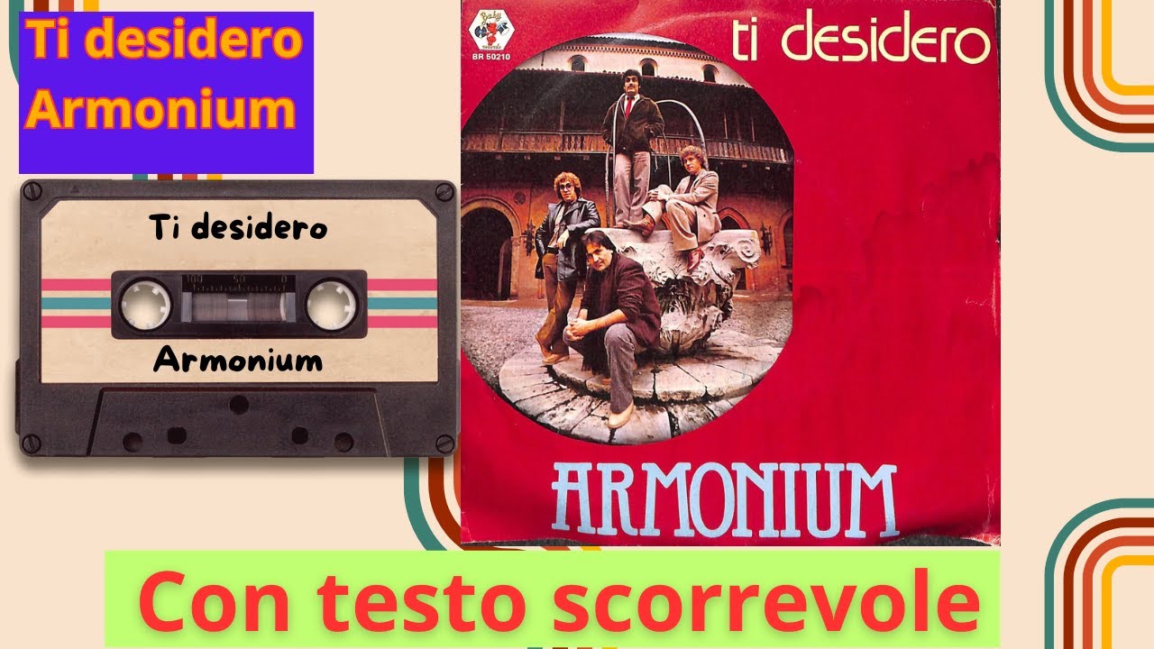Ti desidero - Armonium con testo scorrevole