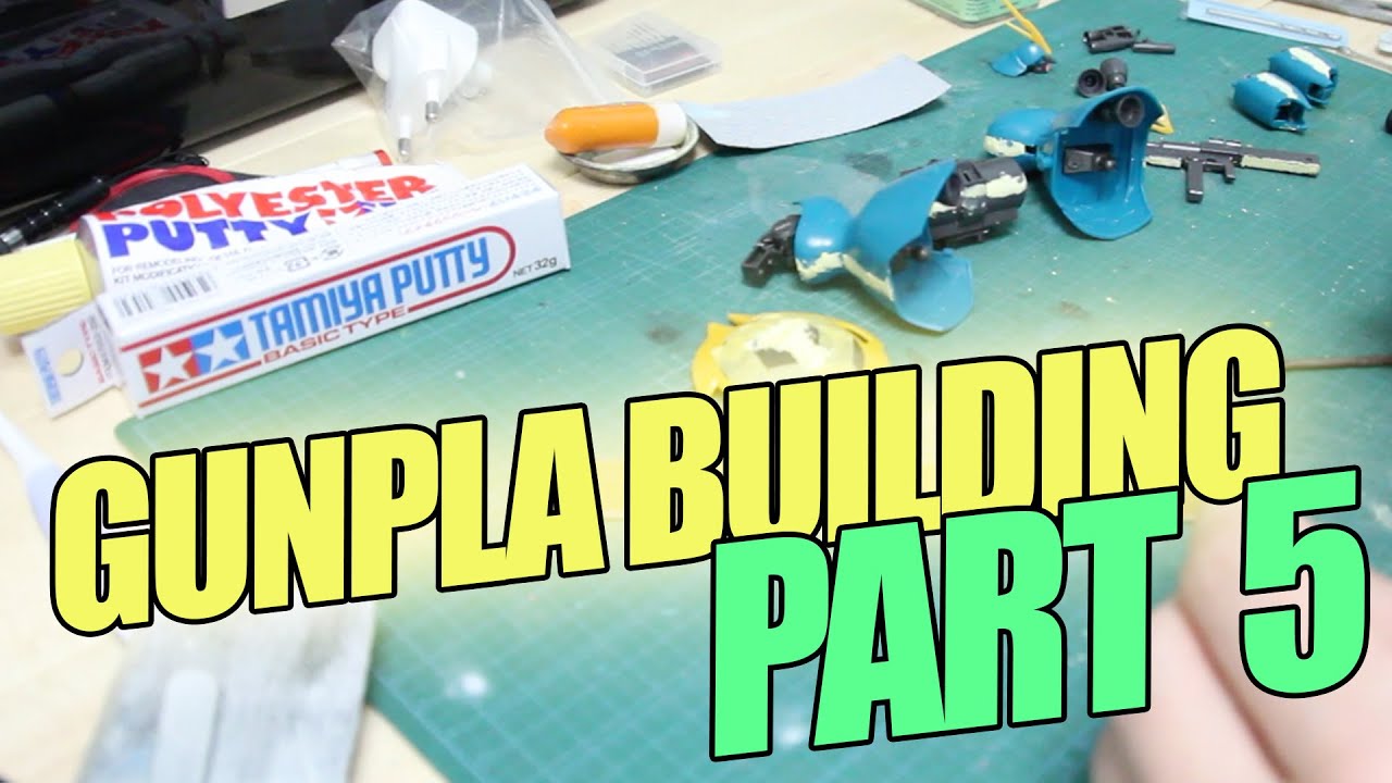 149 - Gunpla Building Part 5: Removing Seam Lines (Continued)
