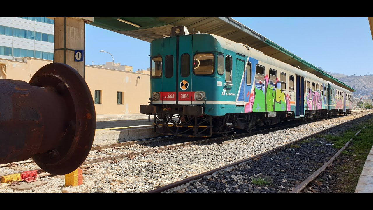 ALn 668 ancora in servizio nel 2022 - Stazione di Trapani