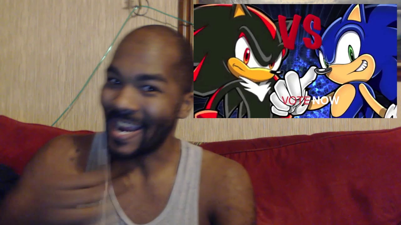 KrimReacts #166: BLACK VS. BLUE! (Sonic Vs. Shadow Rap Battle/Reaction)