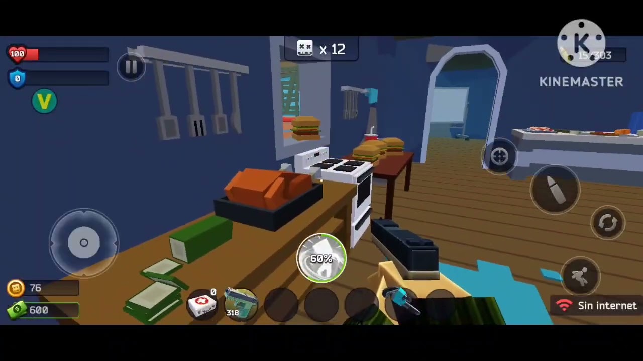 Jugando Pixel Combat Zombies