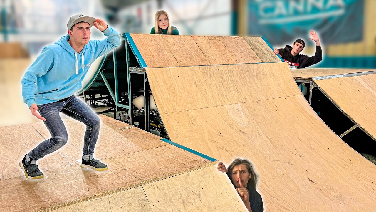 CACHE-CACHE DANS UN SKATE PARK GÉANT !