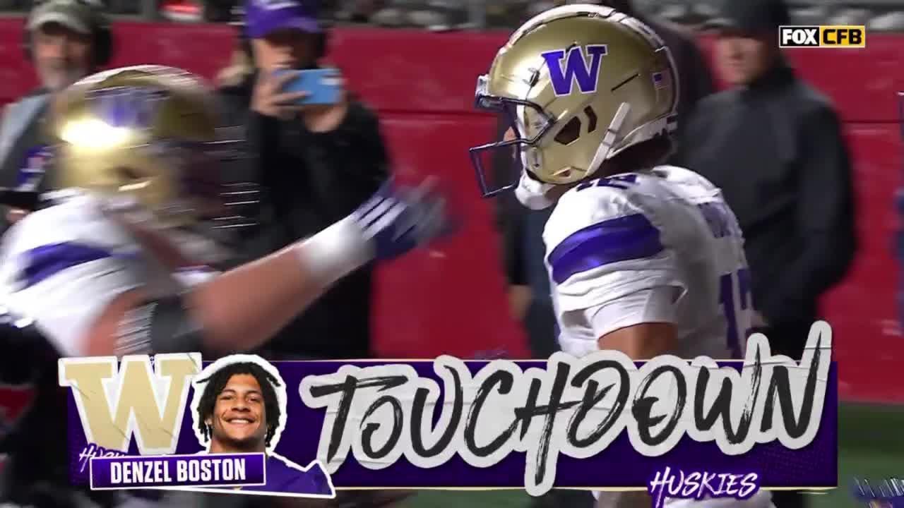 Denzel Boston Scores Another TD vs. Rutgers | Washington Football | 09/27/2024