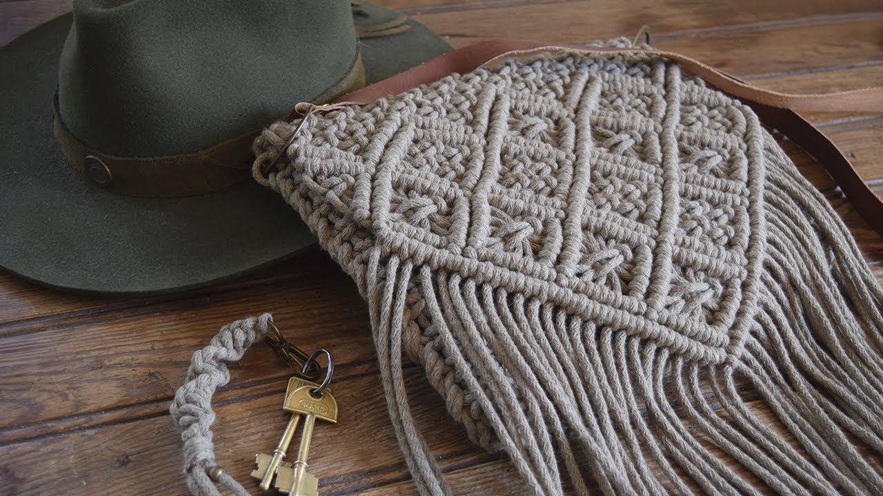 Cartera Bohemia - Paso a paso - Macramé