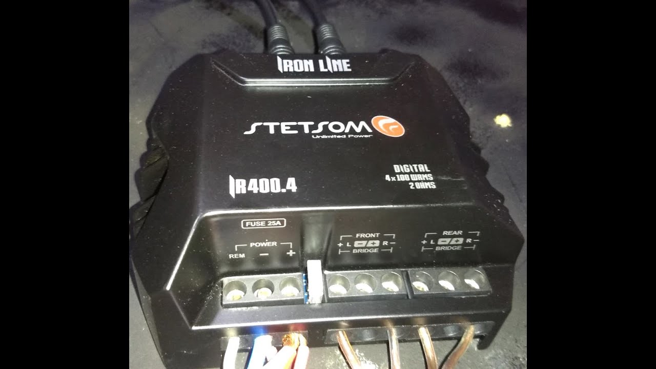 Como instalar módulo Stetsom IR400.4 (dica para remover ruído de RCA) - SIMPLES E FÁCIL