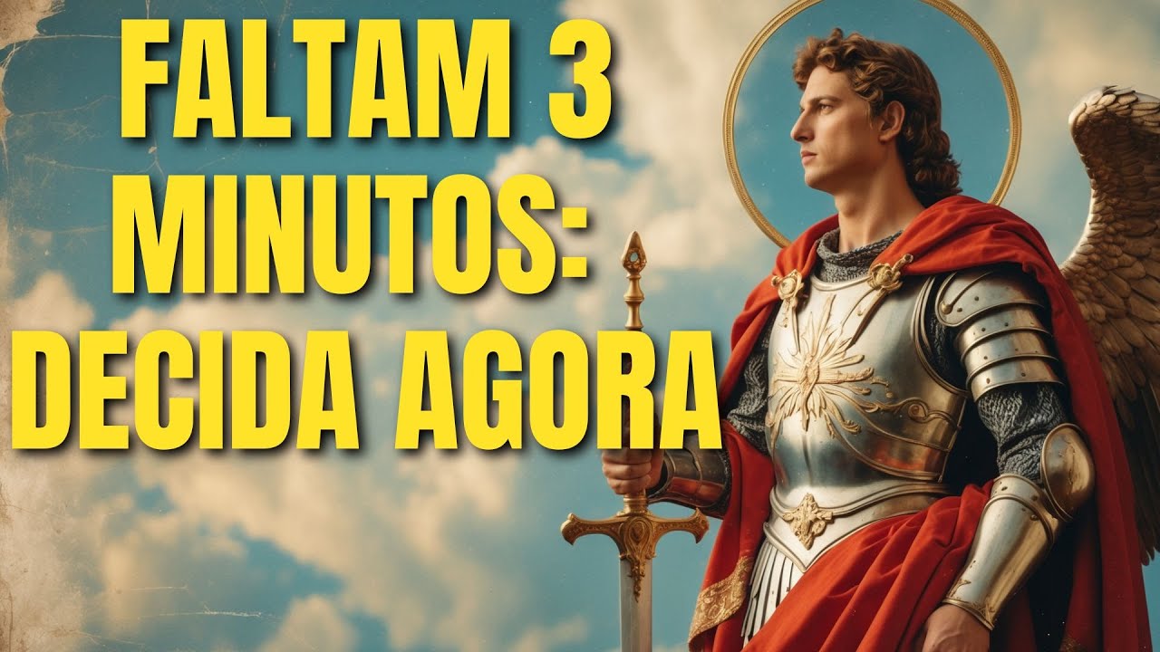 ⏳ FALTAM 3 MINUTOS PARA O LIVRO FECHAR. SE VOCÊ PULAR, MIGUEL VAI ENTREGAR SUA BÊNÇÃO PARA OUTRO.