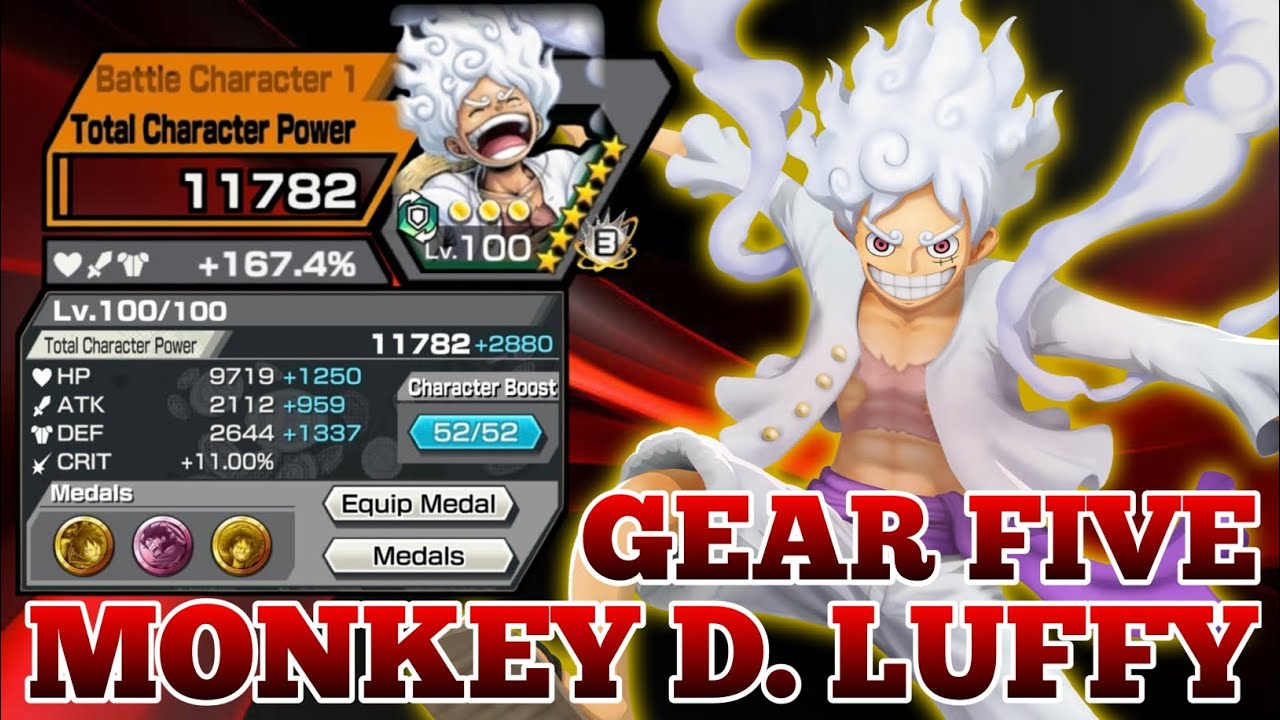 MONKEY D. LUFFY GEAR FIVE GAMEPLAY | ONE PIECE BOUNTY RUSH | OPBR
